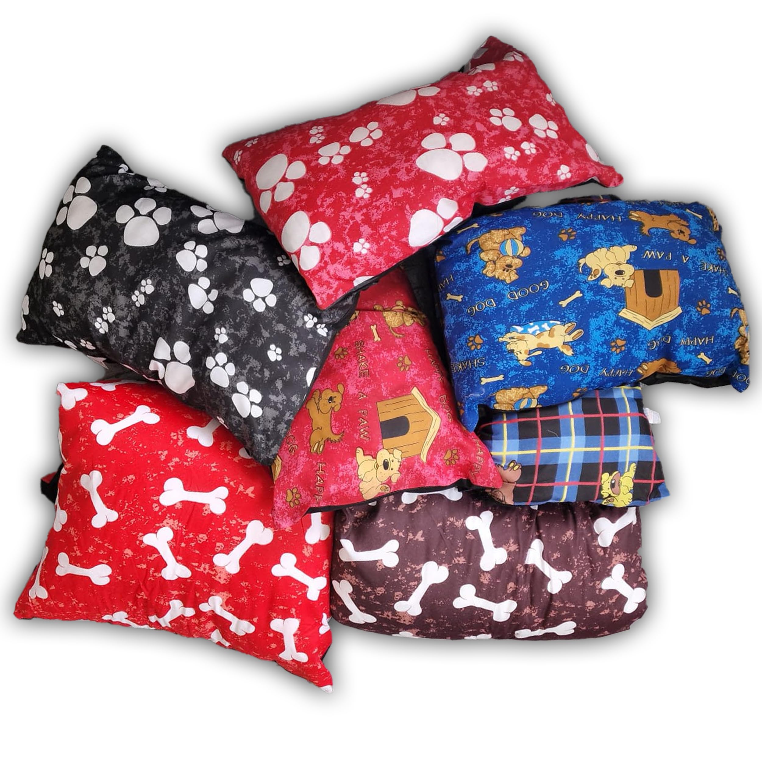 Nod Off Soft n Cosy Dog Cushion Replaceable Zipped Washable Cover Pet Dog Bed Supplies Pet Pillow Available In Random Colours (Medium (65 x 45))