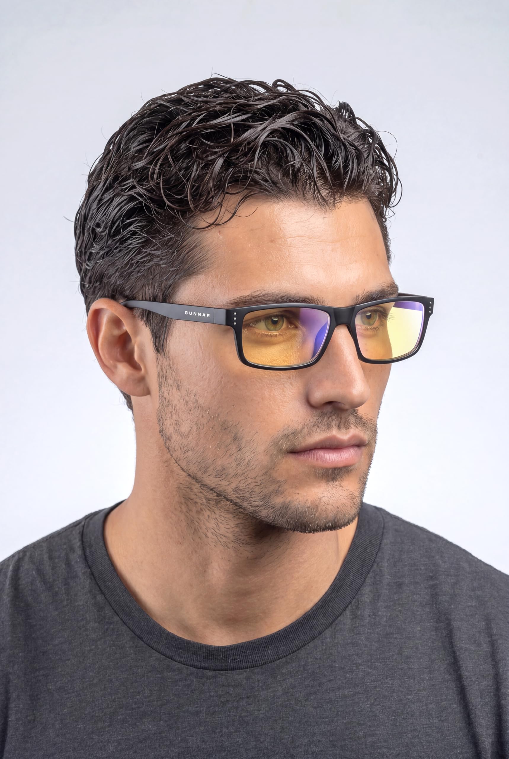Gunnar Gafas para Videojuegos y Ordenador | Cruz | con filtro de Luz Azul | Lente Patentada