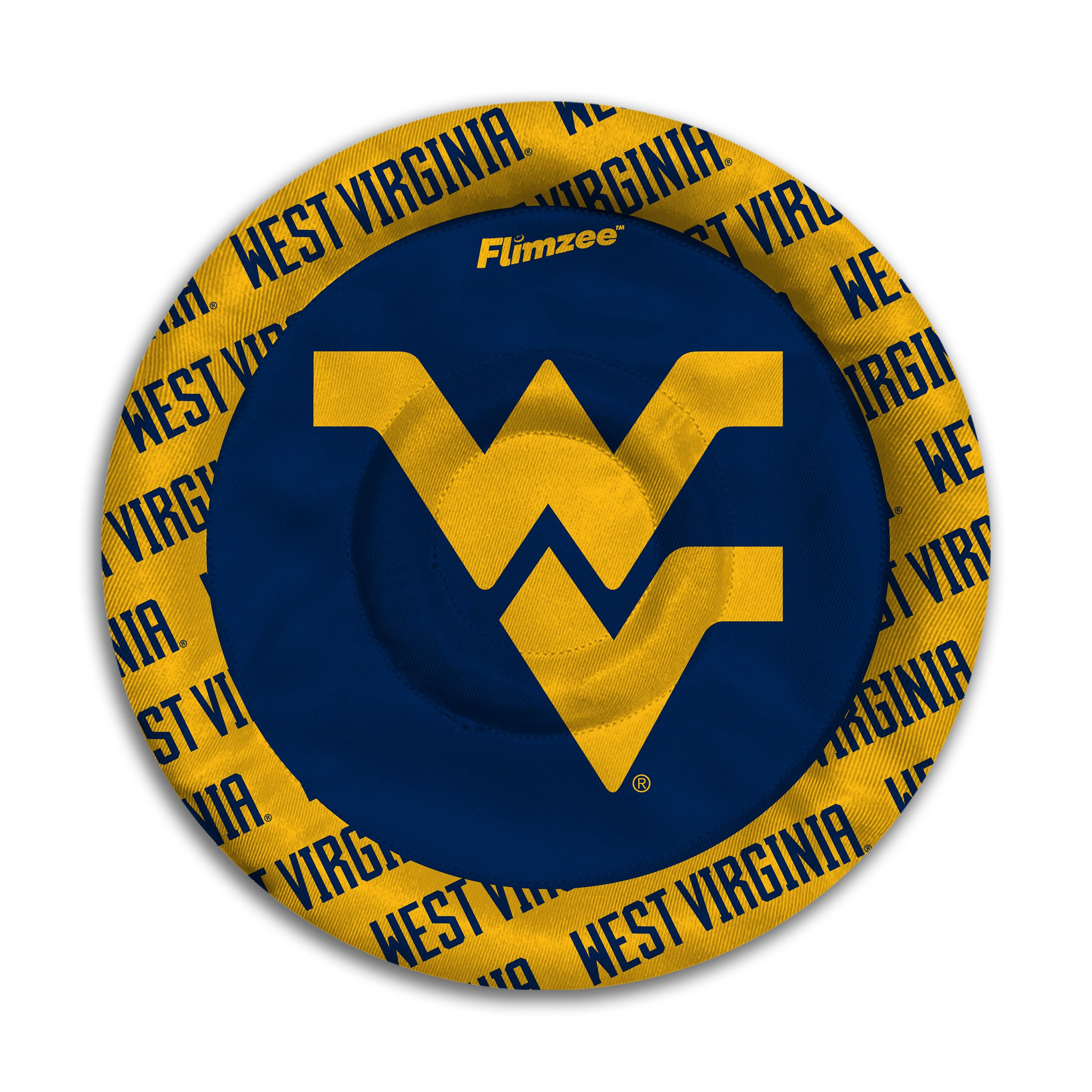 YouTheFan NCAA West Virginia Mountaineers Flimzee Bean-Bag Flying Disc