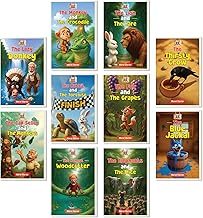 Story Books For Kids (Set of 10 Books) | Best Selling Moral Story Book for Kids in India | Premium Quality Gift - Bed Time Story Books | Two Brothers Publications