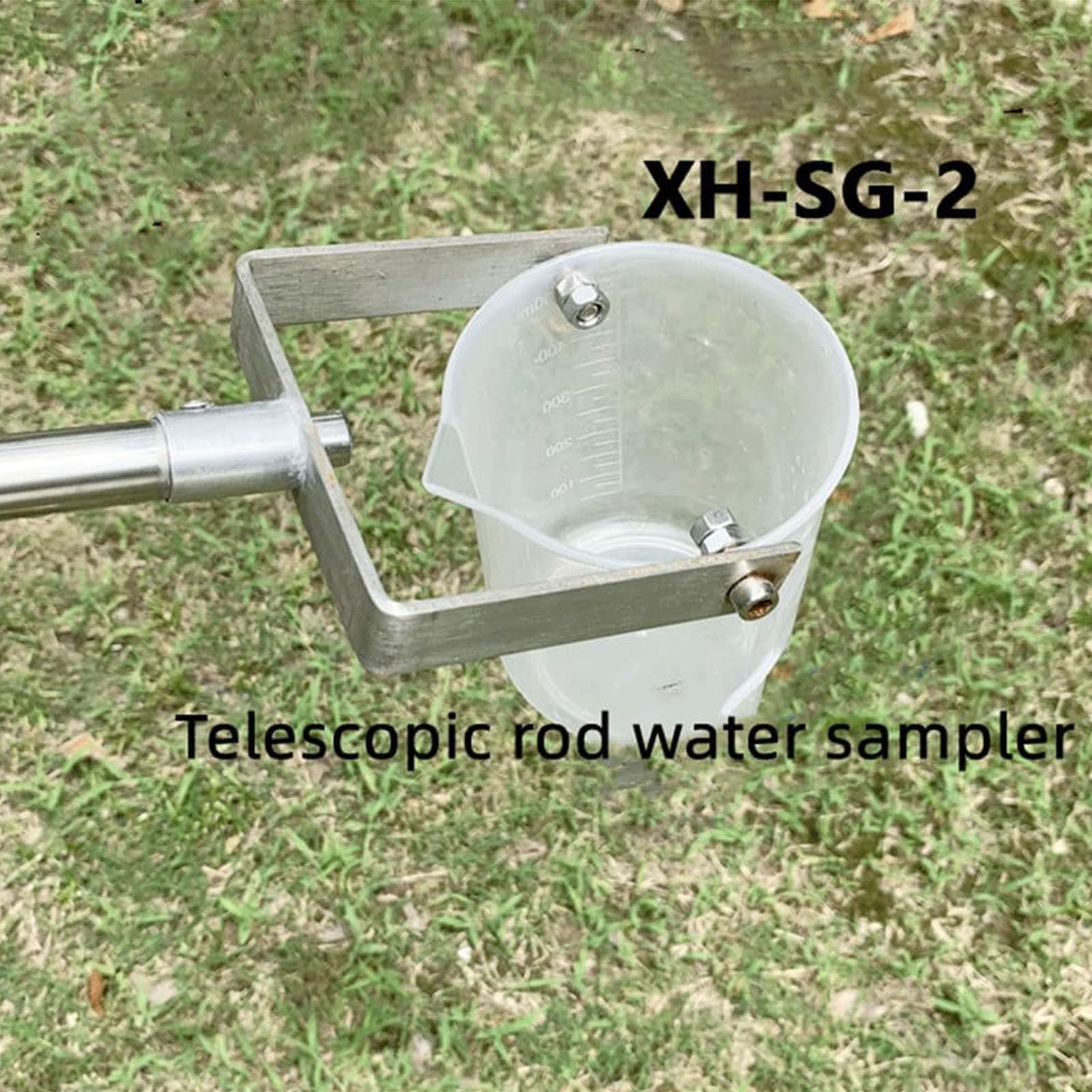 Campionatore D'acqua Con Aste Telescopiche, Sistema Di Prelievo Del Campionamento Dell'acqua Telescopico Asta In Acciaio Inossidabile Me(Size:（1000ml）1.17m-4m/3.8ft-13ft,Color:Acciaio inossidabile)