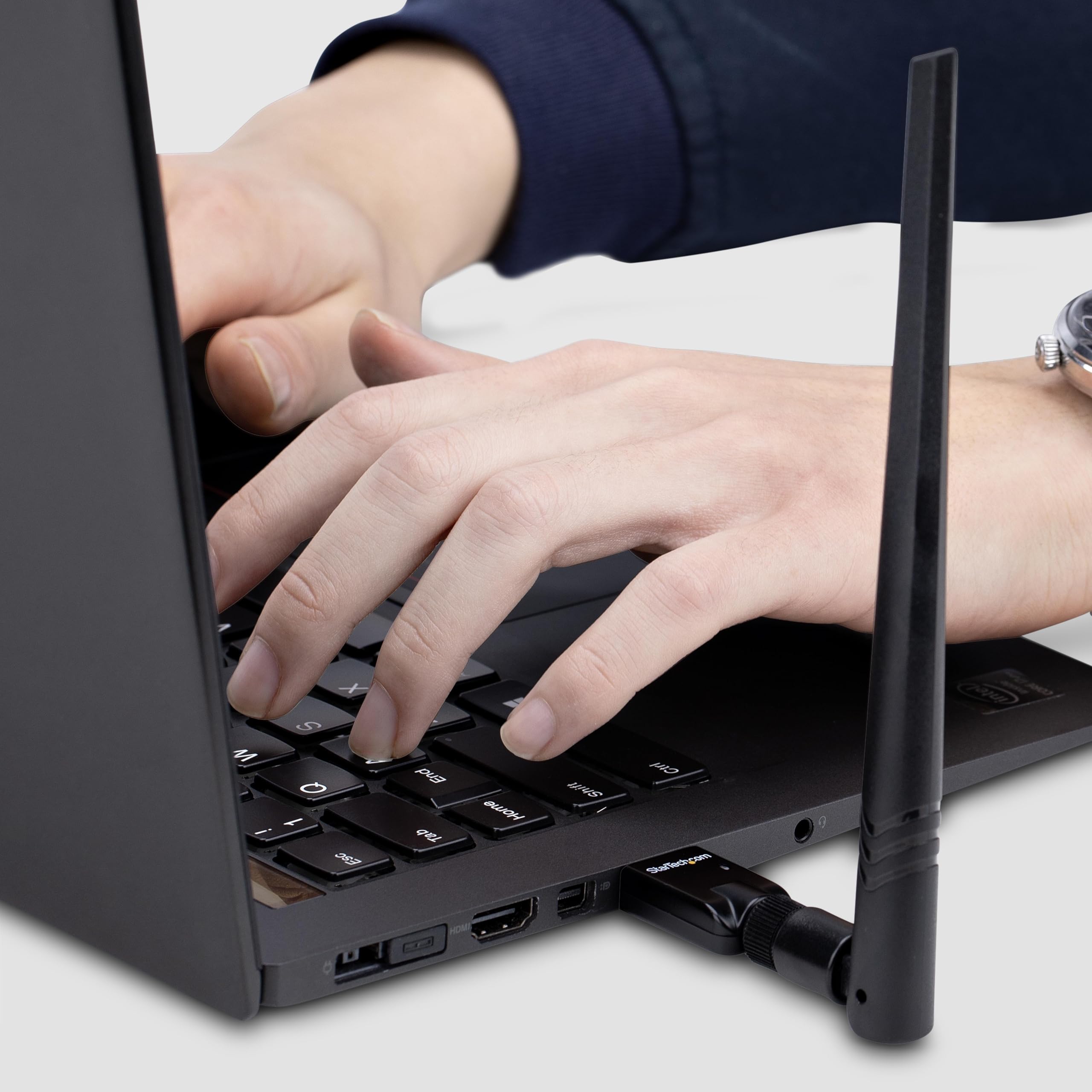 StarTech.COM Adaptateur USB Bluetooth 5.3 Classe 1 pour PC, Connectivité Longue Portée pour Clavier, Souris, Streaming Audio