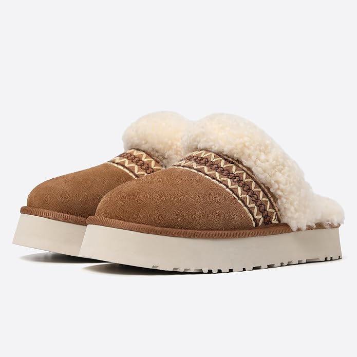 Pantuflas para Mujer, Slippers de Invierno para Interiores y Exteriores miniatura 6