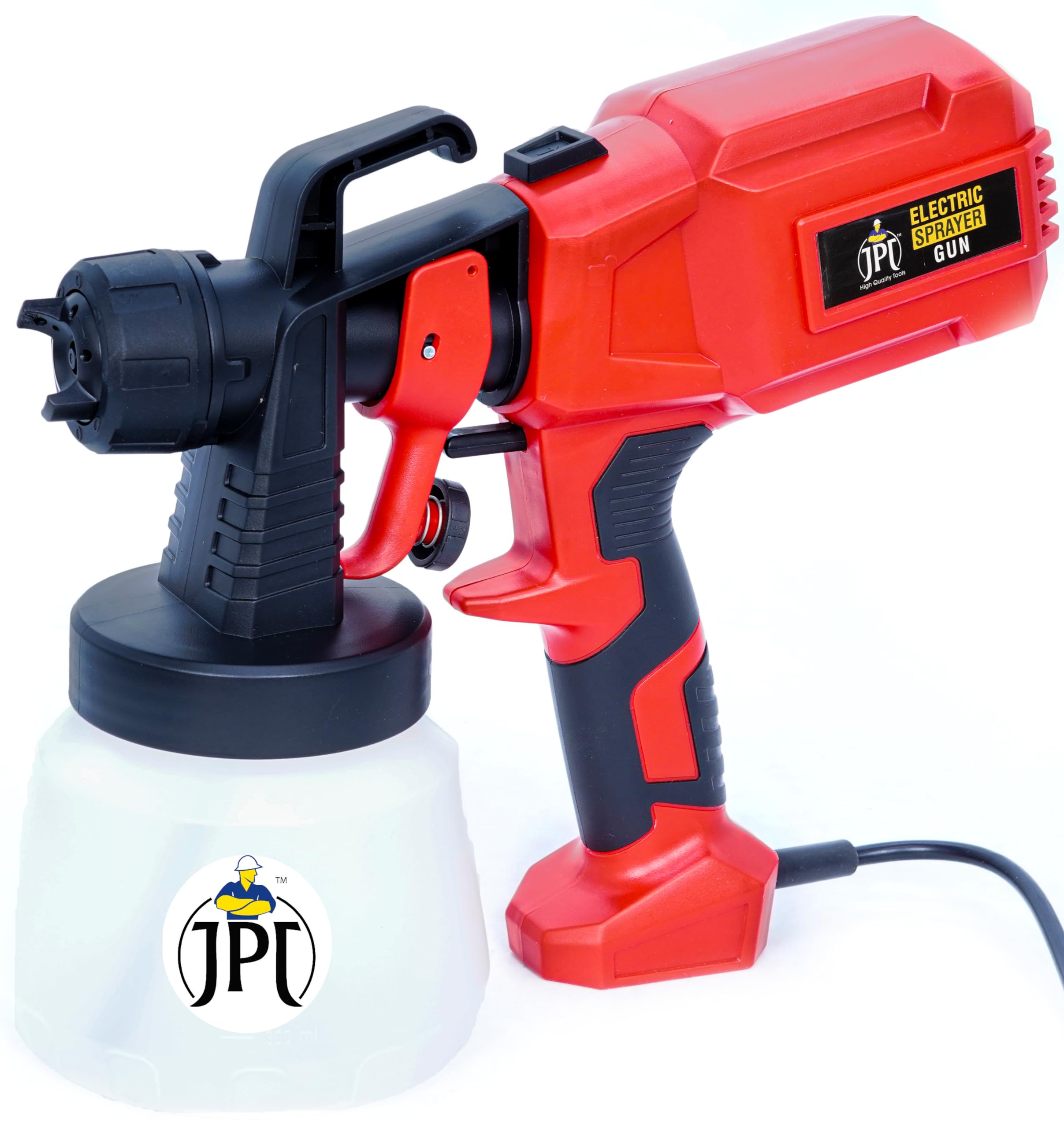 JPT Electric Paint Sprayer, High Power Hvlp Corded Paint Gun, 3 Spray Patterns with 800Ml Detachable Container Red (B0BXB1WG6V) Amazon Price History, Amazon Price Tracker