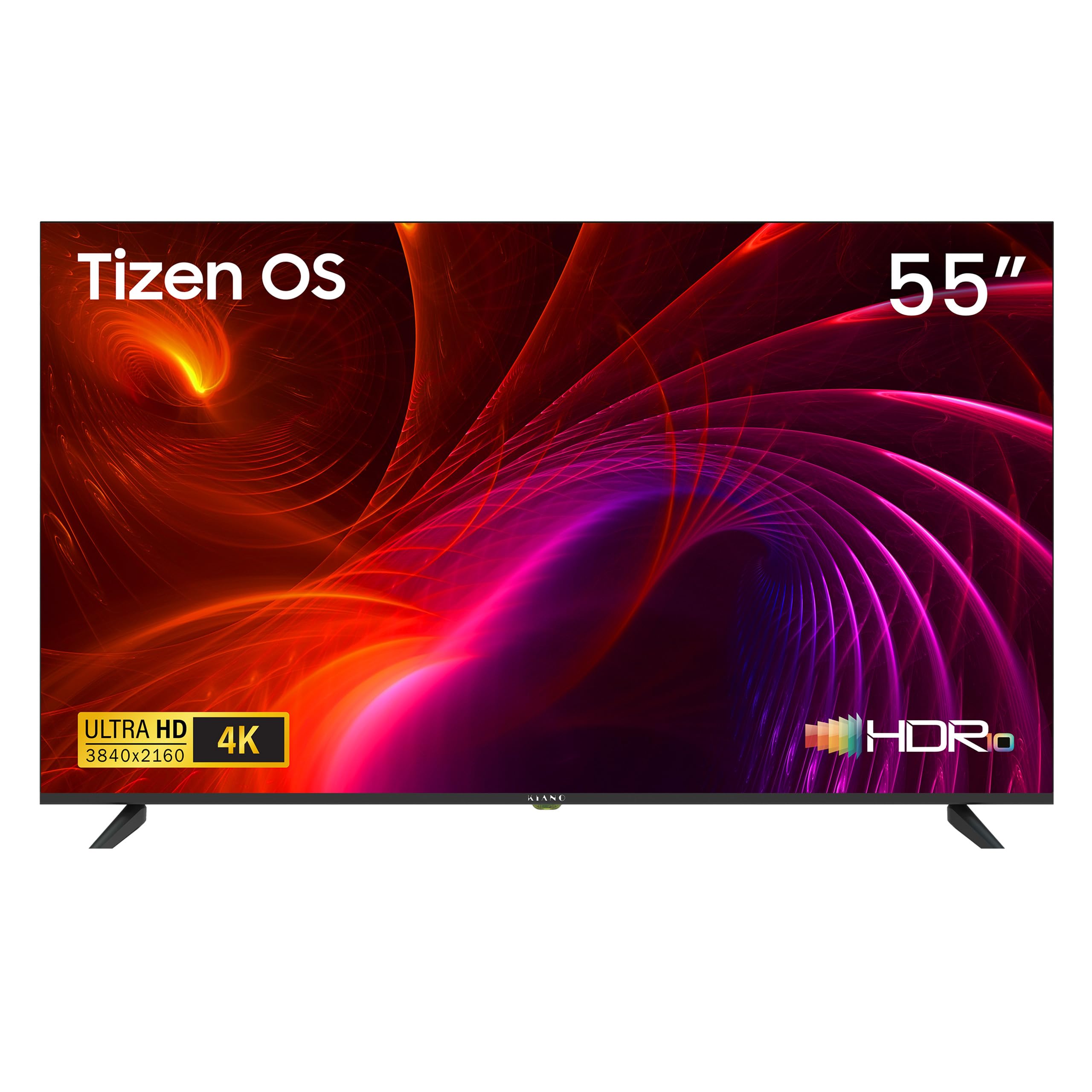 Telewizor Kiano LD55W02 Smart TV 55" 4K UHD LED z Tizen OS, Wi-Fi Dual Band, Bluetooth, DVB-T2 HEVC, DVB-S2, 3x HDMI, 2x USB