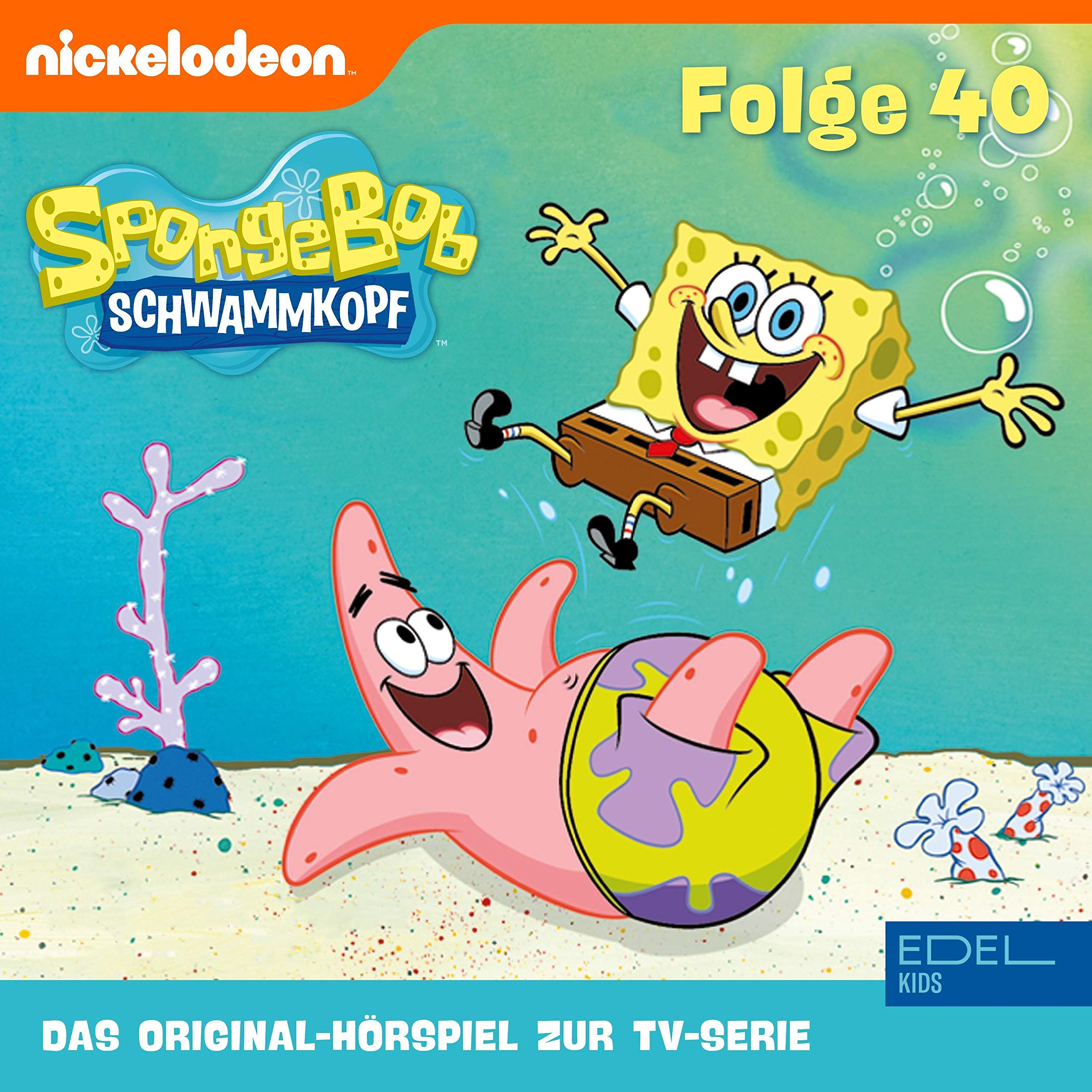 Cover art for SpongeBob Schwammkopf 40. Das Original-Hörspiel zur TV-Serie