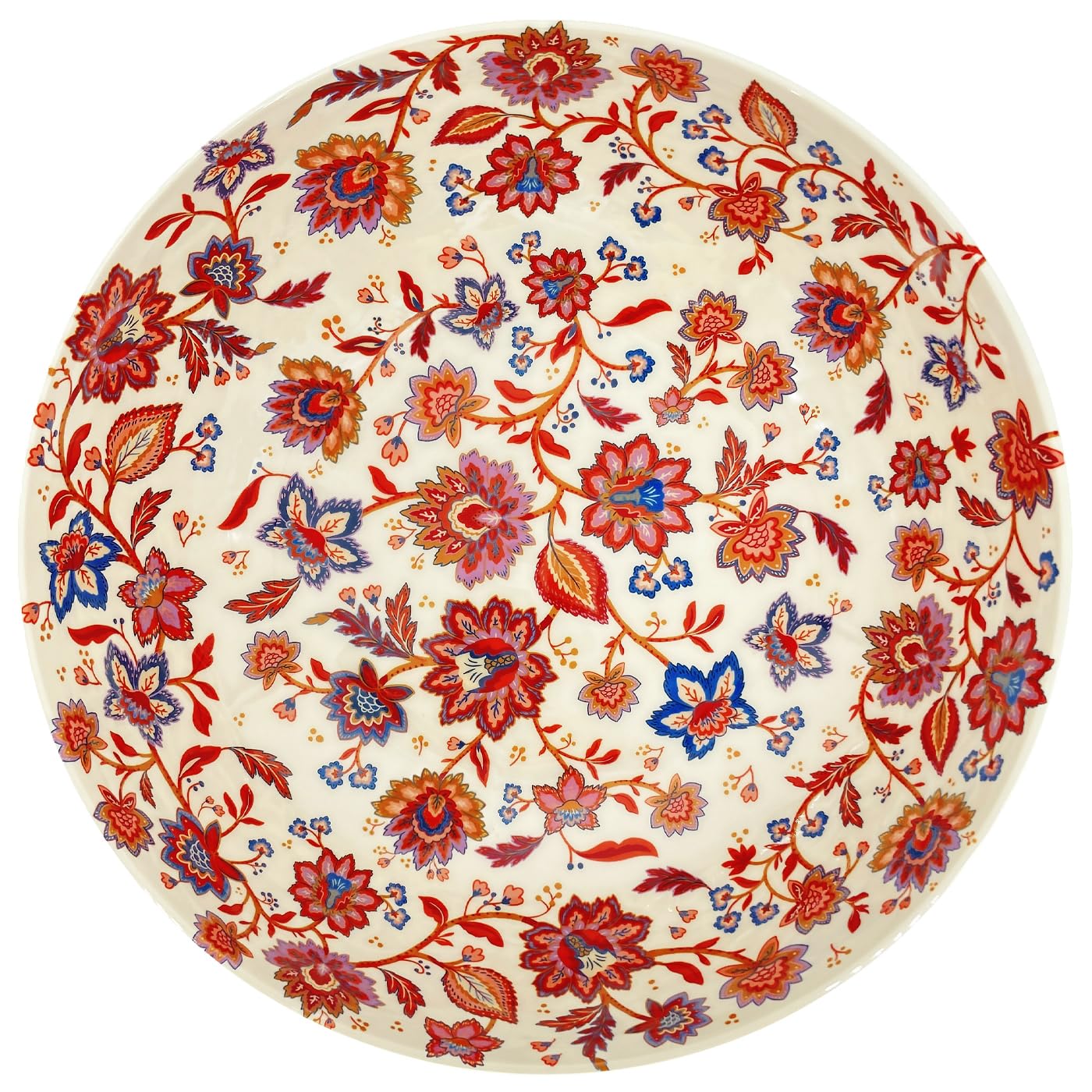 Les Jardins de la Comtesse - Saladier en mélamine fleuris Ø 31 cm - Collection Jaipur