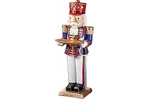 Design Toscano EU9367 Pedestal Sculptural Stand, for Extra-Large Christmas Nutcrackers