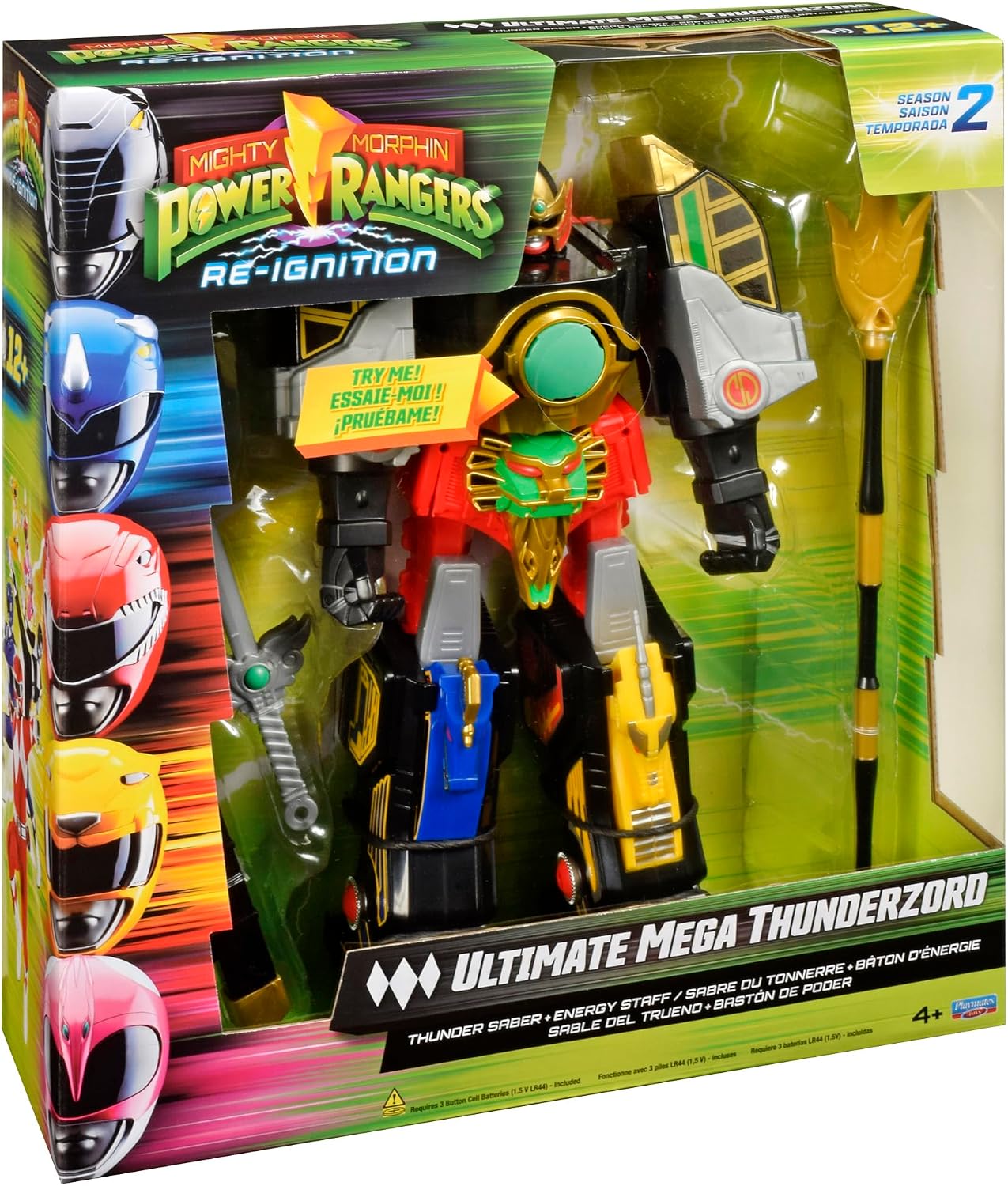 Power Rangers Mighty Morphin Re-Ignition - Ultimate Mega Thunderzord (Season 2) Electronic Figure by Playmates Toys