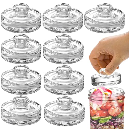 9 Pack Fermentation Glass Weights with Easy Grip Handles