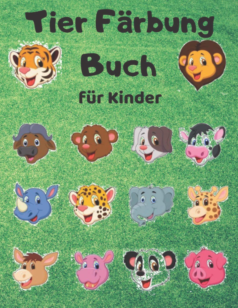 Tier Färbung Buch für Kinder: Adorable Tiere Kinder