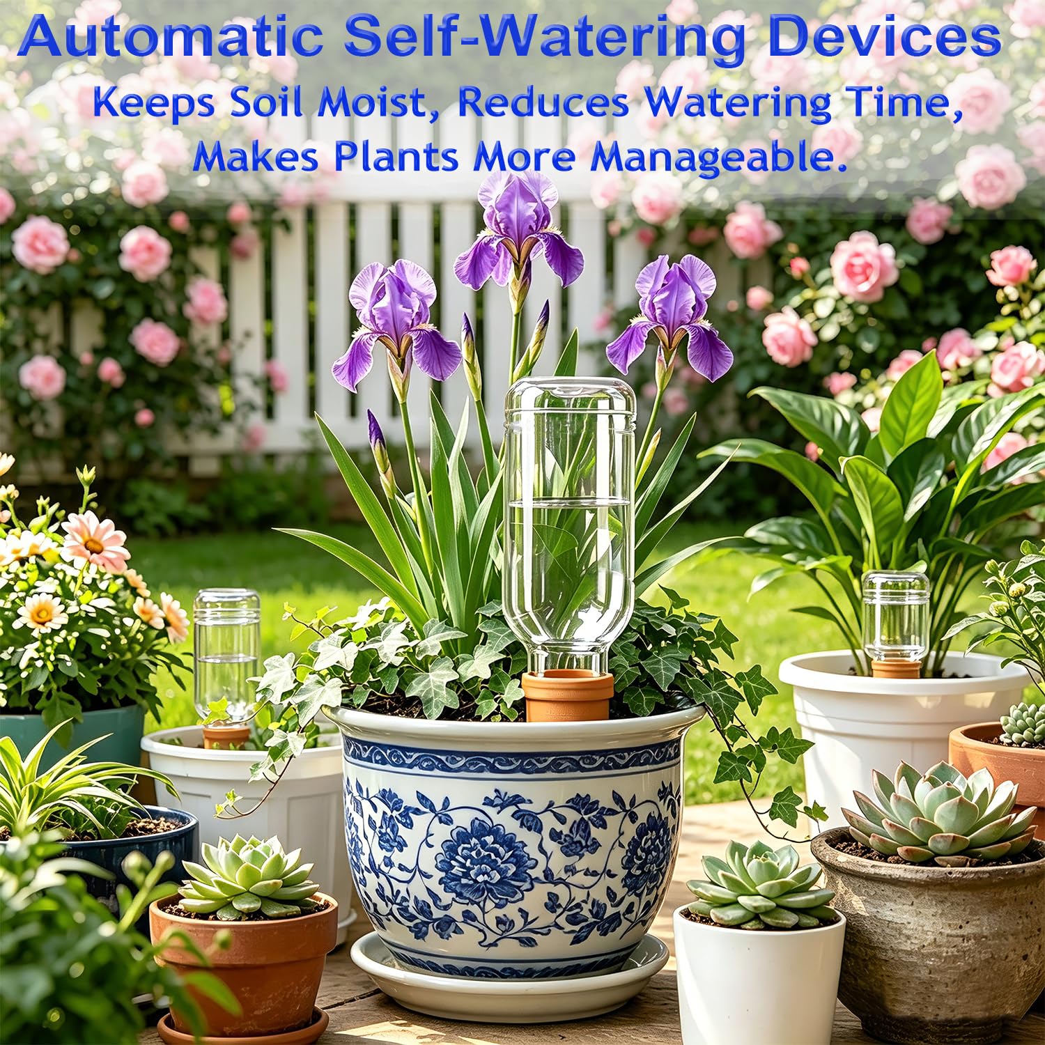 Dispositifs d'arrosage pour plantes en terre cuite - Pour intérieur et extérieur