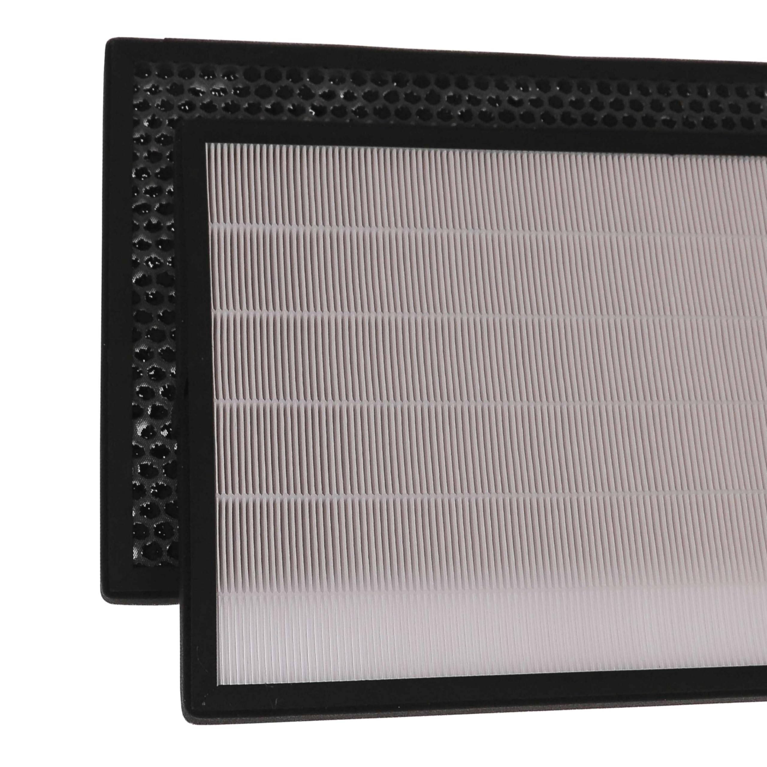 2 x vhbw filtr powietrza filtr HEPA filtr z węglem aktywnym zamiennik do Marreal AP3001-FS do nawilżaczy powietrza, oczyszczaczy powietrza