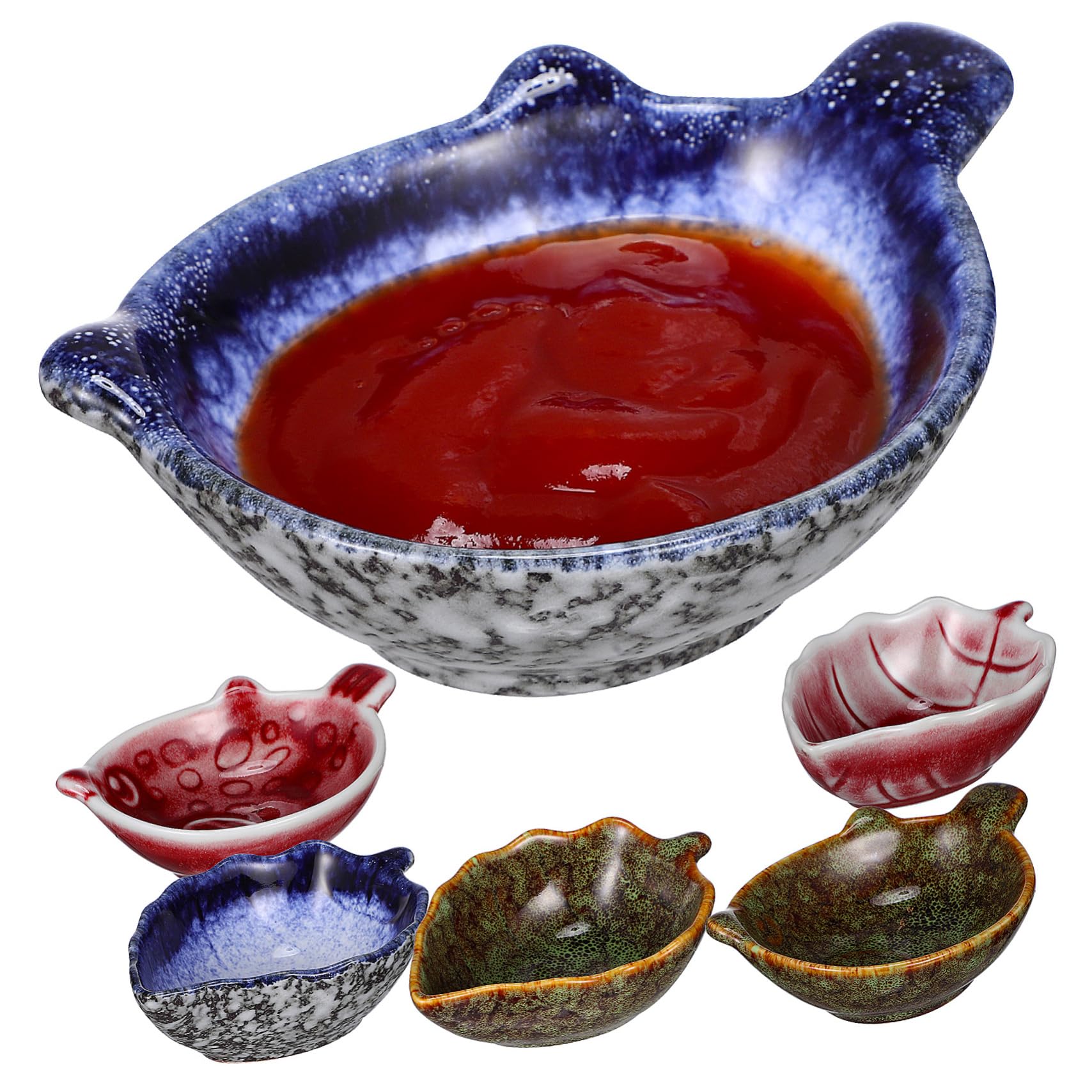 Bols à trempette en céramique petite vaisselle japonaise pour apéritifs et sauces