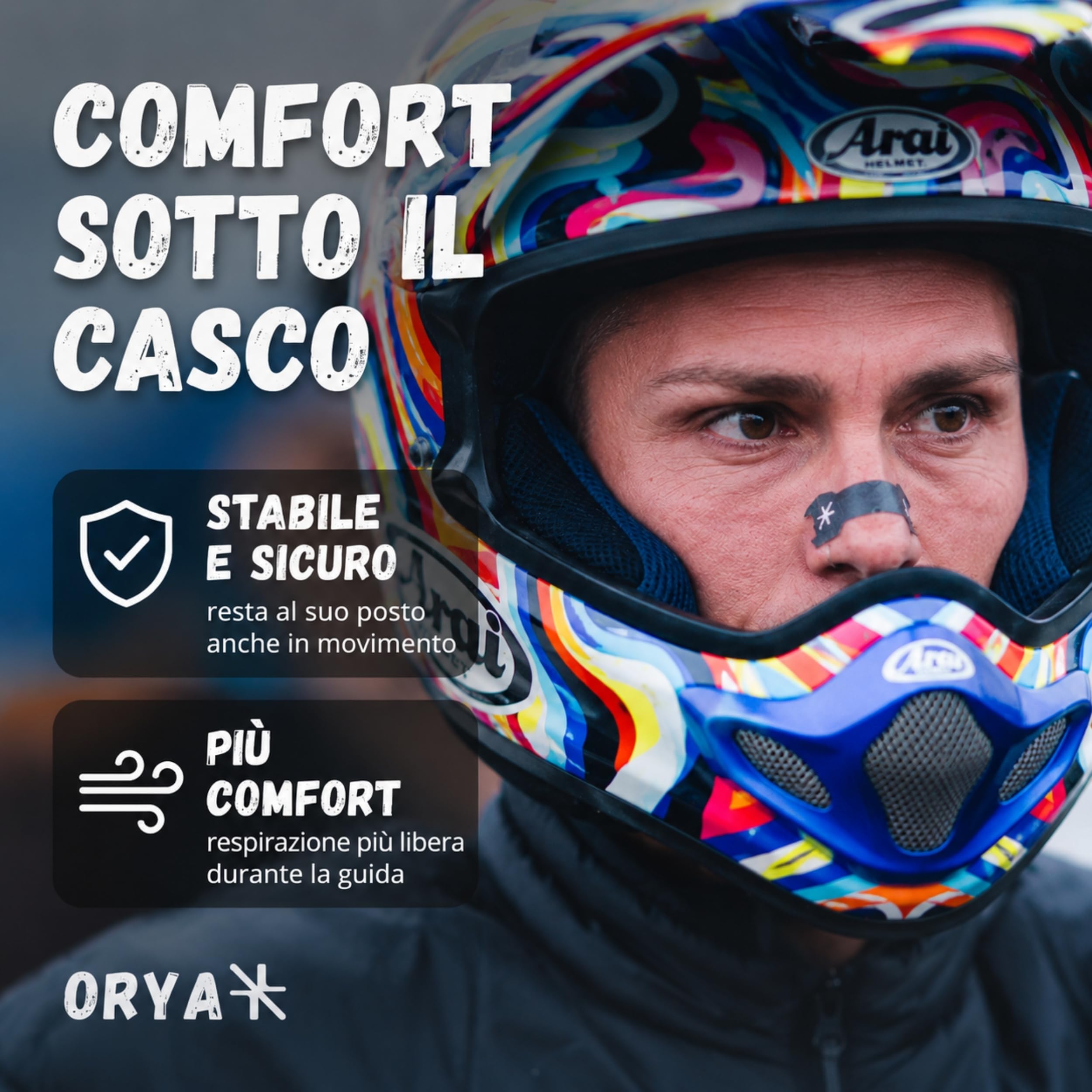 ORYA, 30 Cerotti Nasali Antirussamento e per lo Sport, Dilatatore Nasale per Respirare Meglio, Riduce il Russamento, Nero
