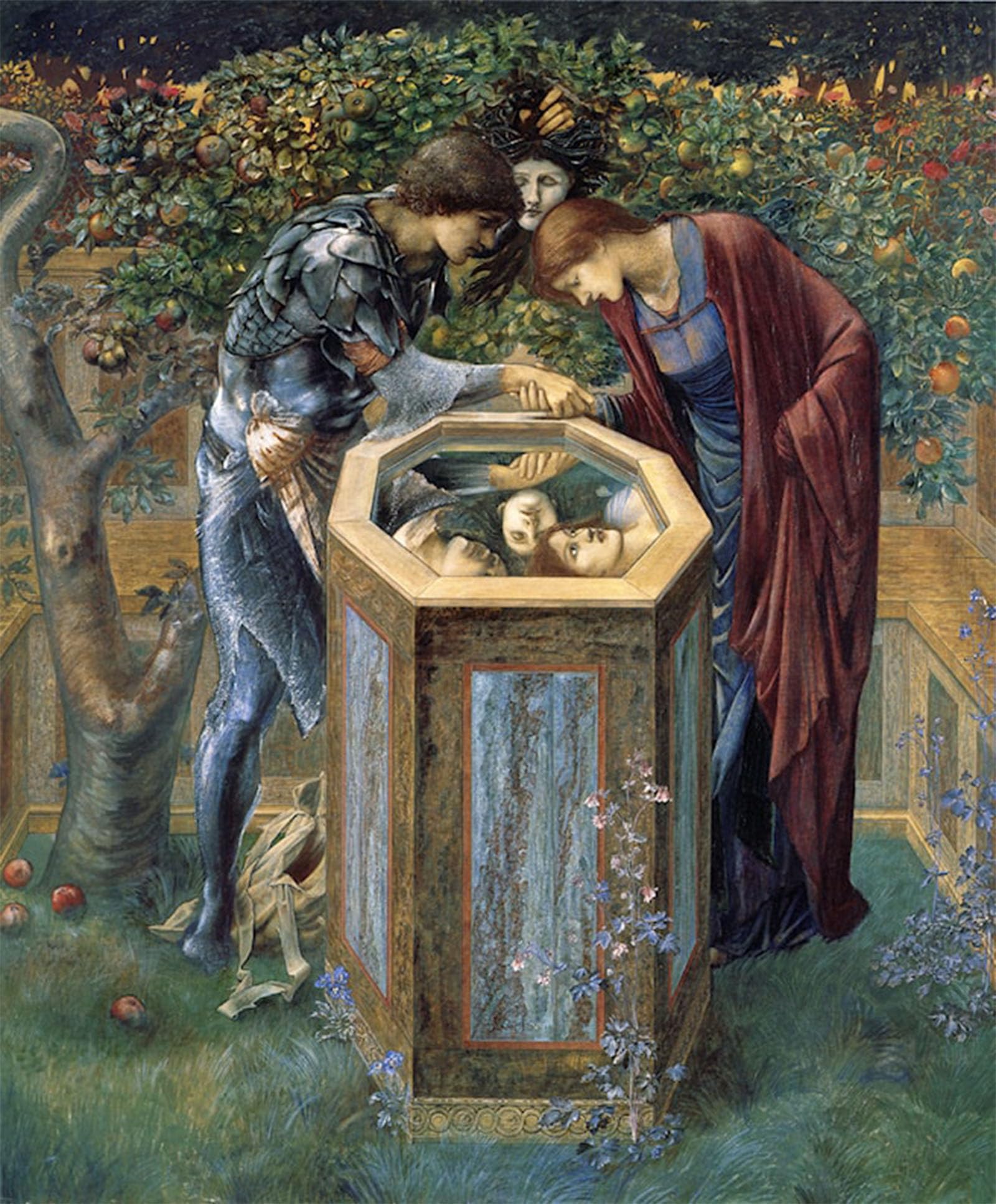SERENDIPITP Retro Picture Poster Wall Art Pictures Painting the Perseus Seriesthe Baleful Head by Edward Burne-jones Wall Art Canvas Print for Wall Decor 60x90cm