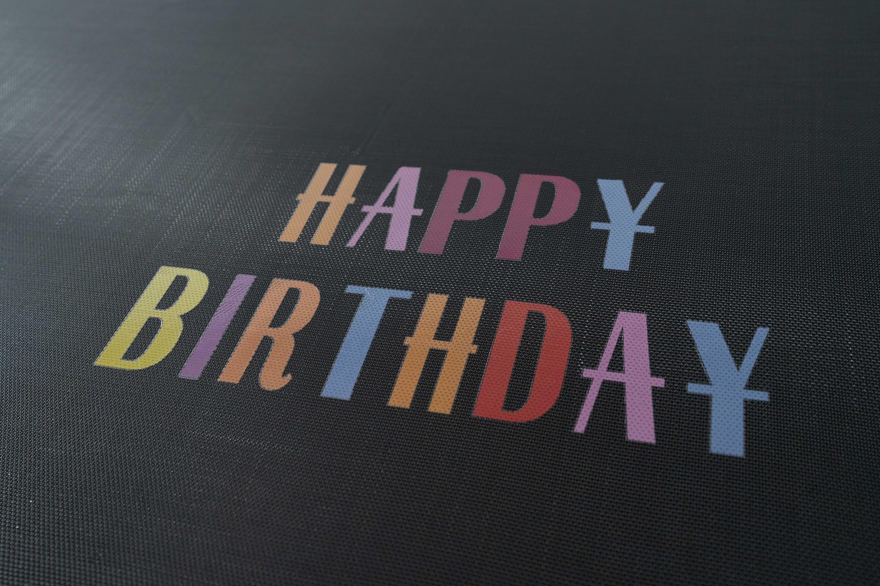 Zero Gravity Pop Message Transfer Stickers for Trampoline Mat and Pad-Happy Birthday