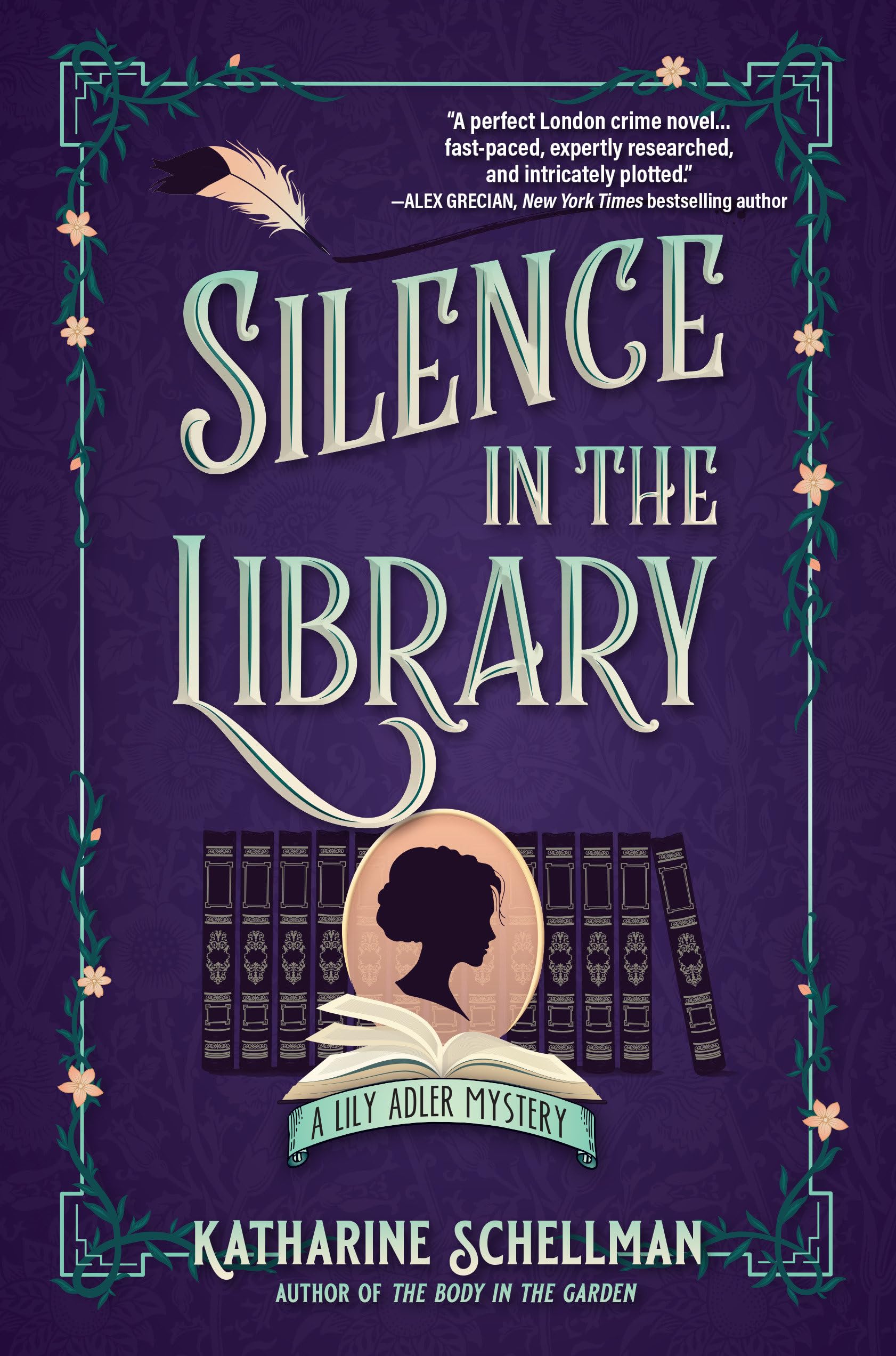 Silence in the Library by Katharine Schellman (2022, Trade Paperback)