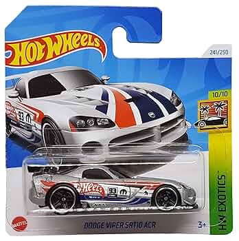 ミニカー DODGE VIPER Majorette Dodge Viper Green with Black Stripes 1:60 (3