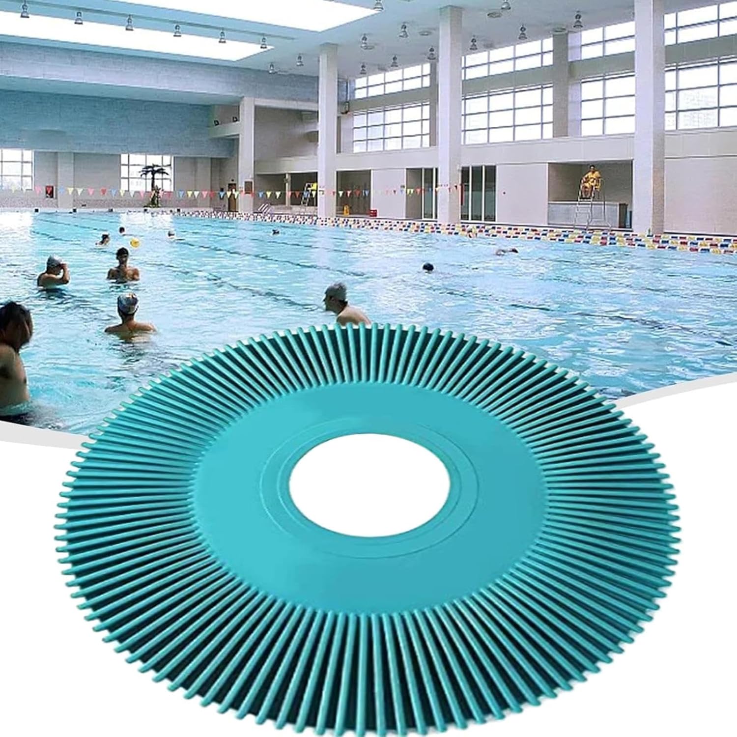 Pool Cleaner Vacuum Seal - Rubber Replacement Gasket, Multifunctional Rebuild Kit | Durable Cleaning Accessory, Leak-Proof Wash Pad for Concrete Pool Equipment, Maintenance Supplies, 42.5x42.5x1cm