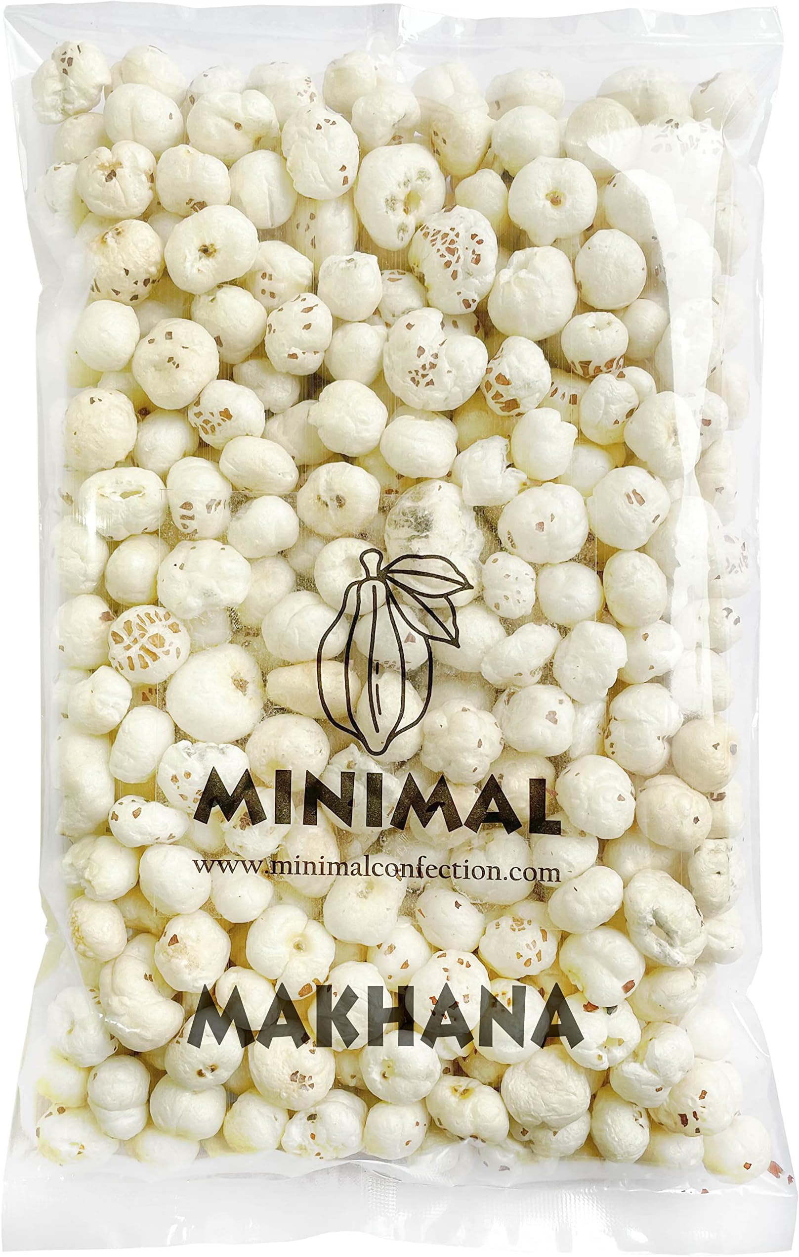 Minimal Organic Makhana Fox Nut, 700g (175g*4)(Organic Makhana)(Gread A/Big Size)