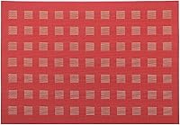 Vista 12 de Gugrida Juego de 6 manteles individuales de PVC, juego de 6 manteles individuales de PVC, color natural (6 piezas, hojas rojas)