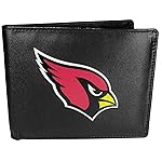 NFL Siskiyou Sports Mens Arizona Cardinals Bi-fold Wallet Large Logo One Size Black
