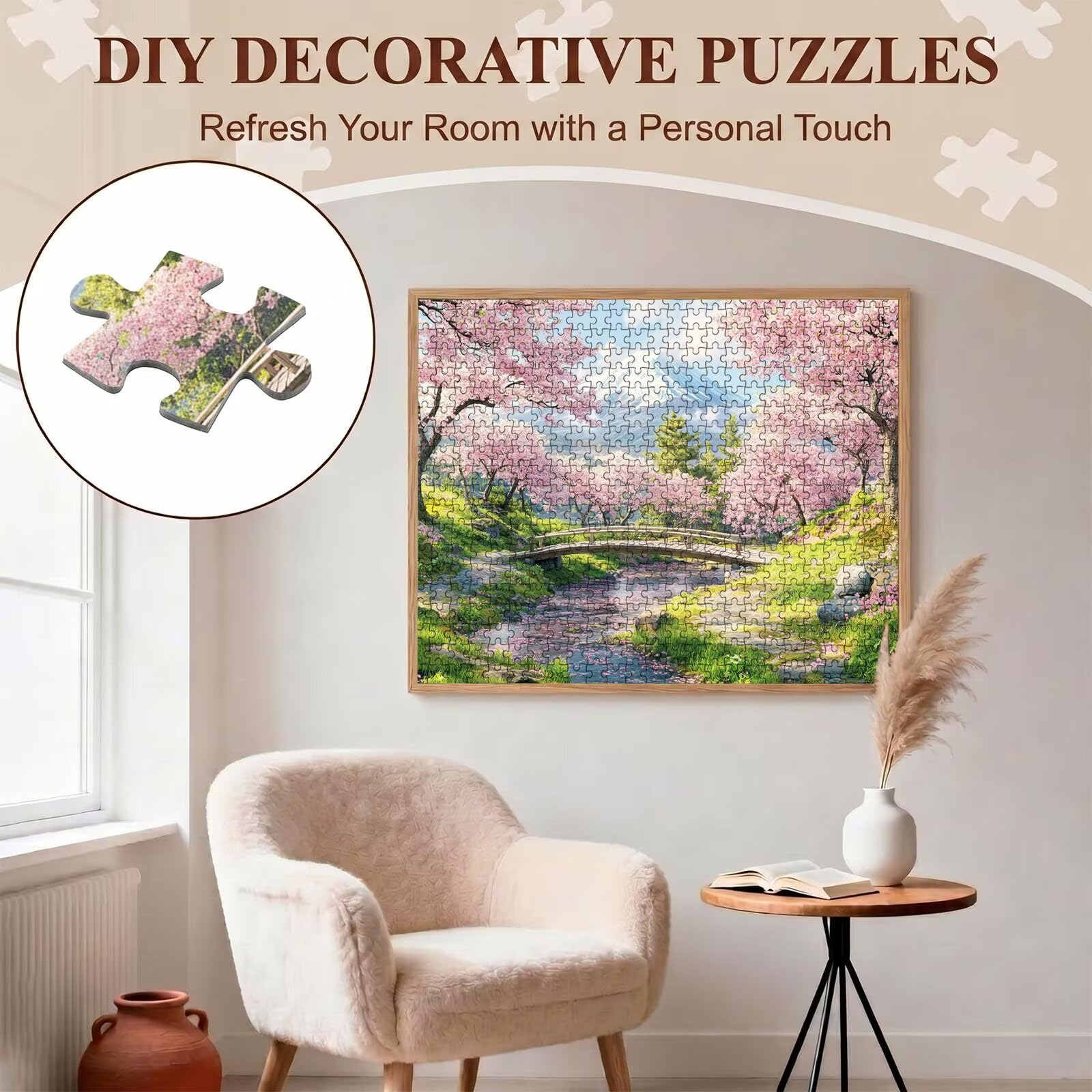 Giappone Montagna-2 Puzzle 2000 Pezzi per Adulti, Puzzle in Legno - Collezione Classica con Poster Incluso - Sfida di Concentrazione e Passatempo Antistress, Gioco per Famiglia, 99 x 70 cm f0-851