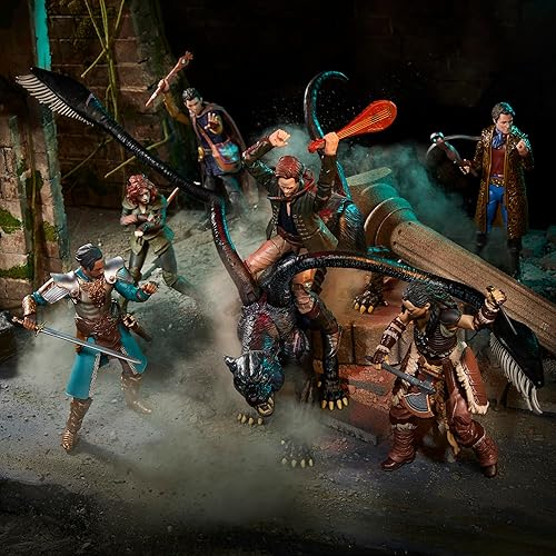 Miniatura 7 de DUNGEONS & DRAGONS Honor Among Thieves Movie Golden Archive Displacer Beast Figura coleccionable, figuras de acción D&D a escala de 6 pulgadas