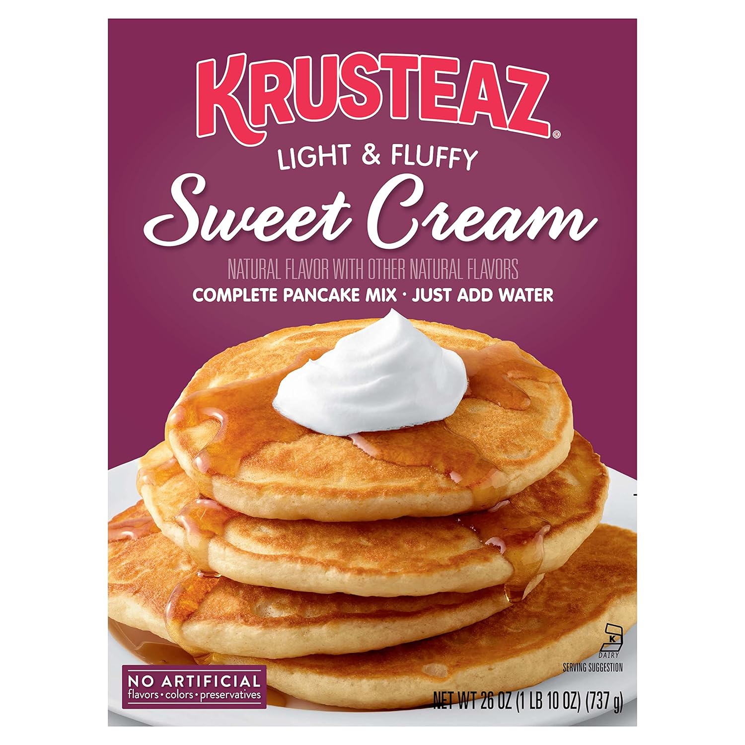 Krusteaz Original Pancake Mix Sweet Cream, 26 Ounce (Pack