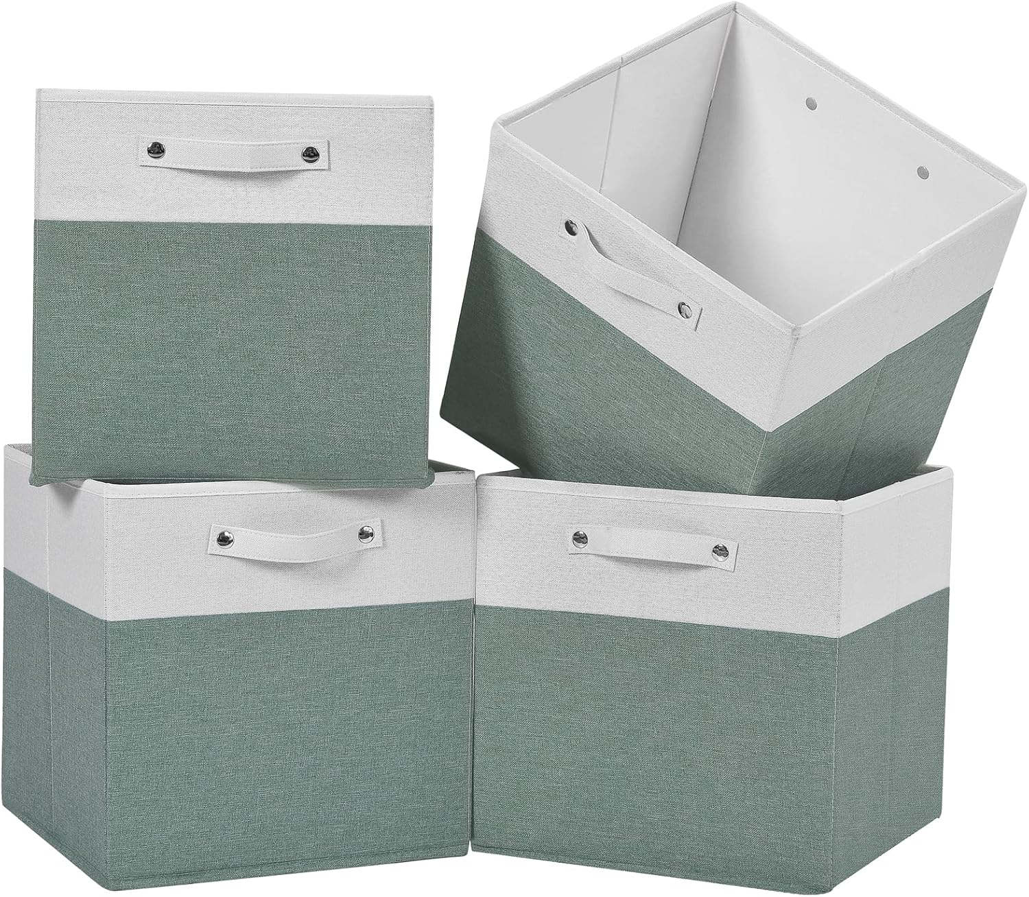 BNDSKLAI Foldable Cube Storage Bins 11x11x11 Inch