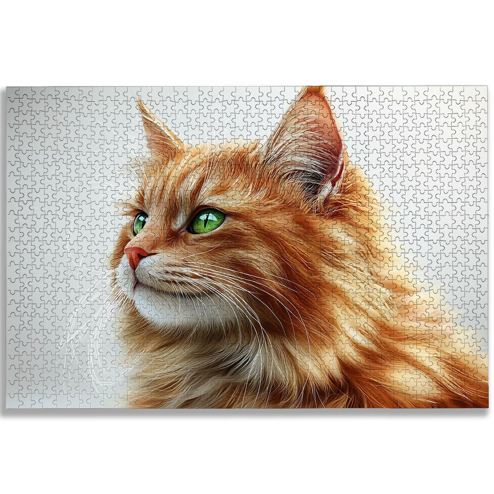 Amazon | 猫 ジグソーパズル 1000ピース 大人向け 動物 ジグソーパズル