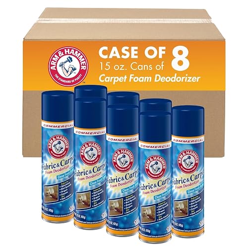 Arm and Hammer Fabric and Carpet Foam Deodorizer 15 fl oz (Case of 8)