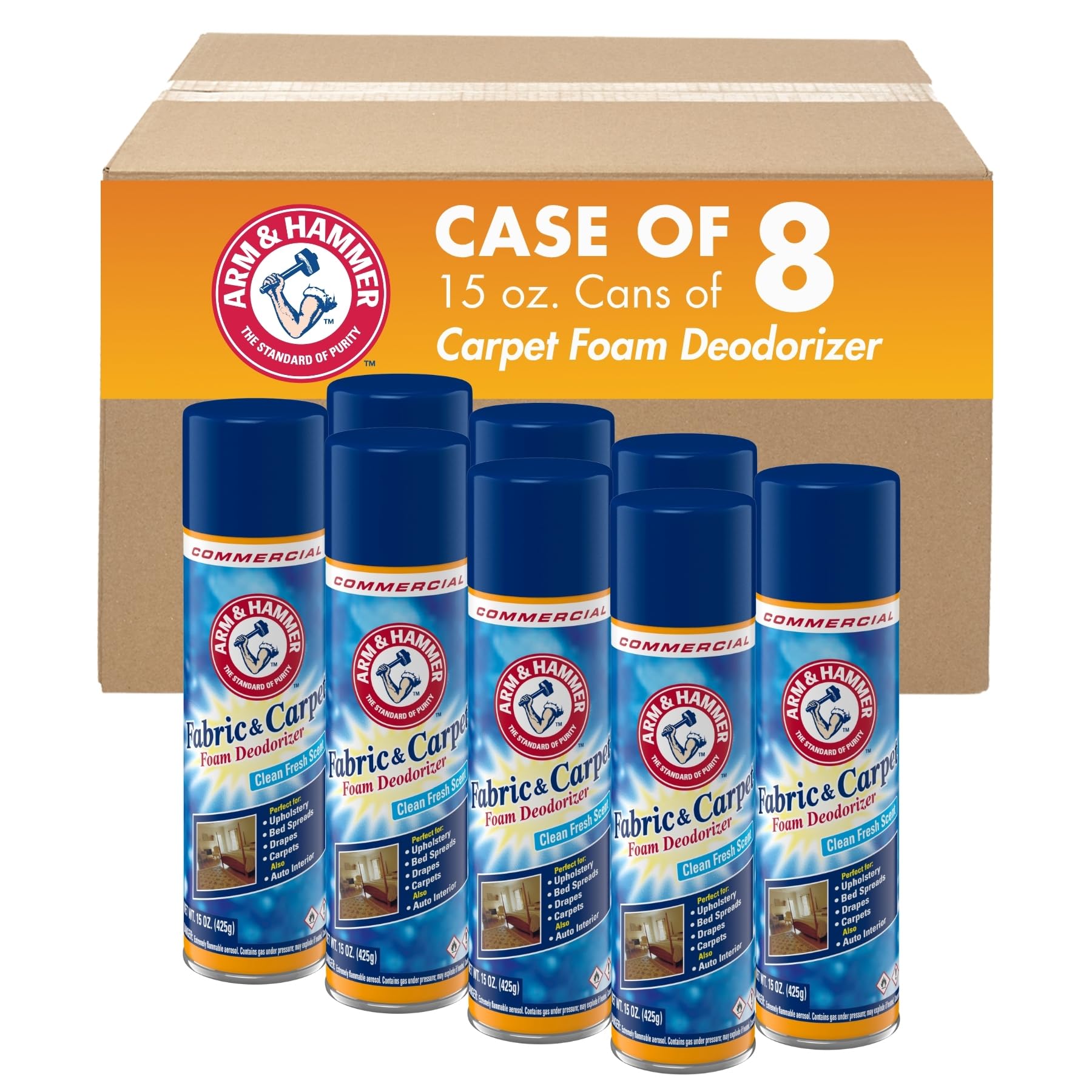 Arm and Hammer Fabric and Carpet Foam Deodorizer