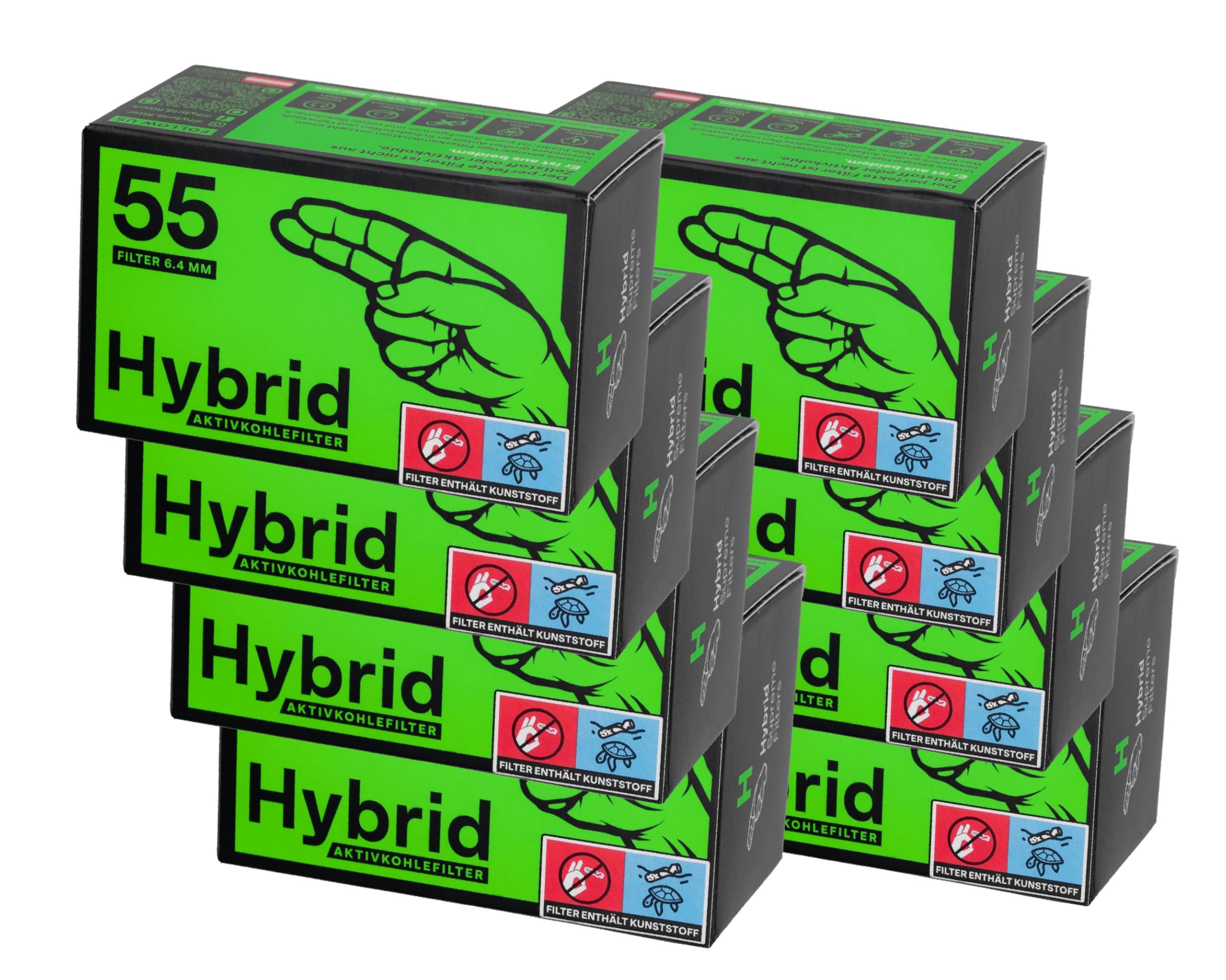 Boîte de filtres hybride Supreme avec 8 x 55.