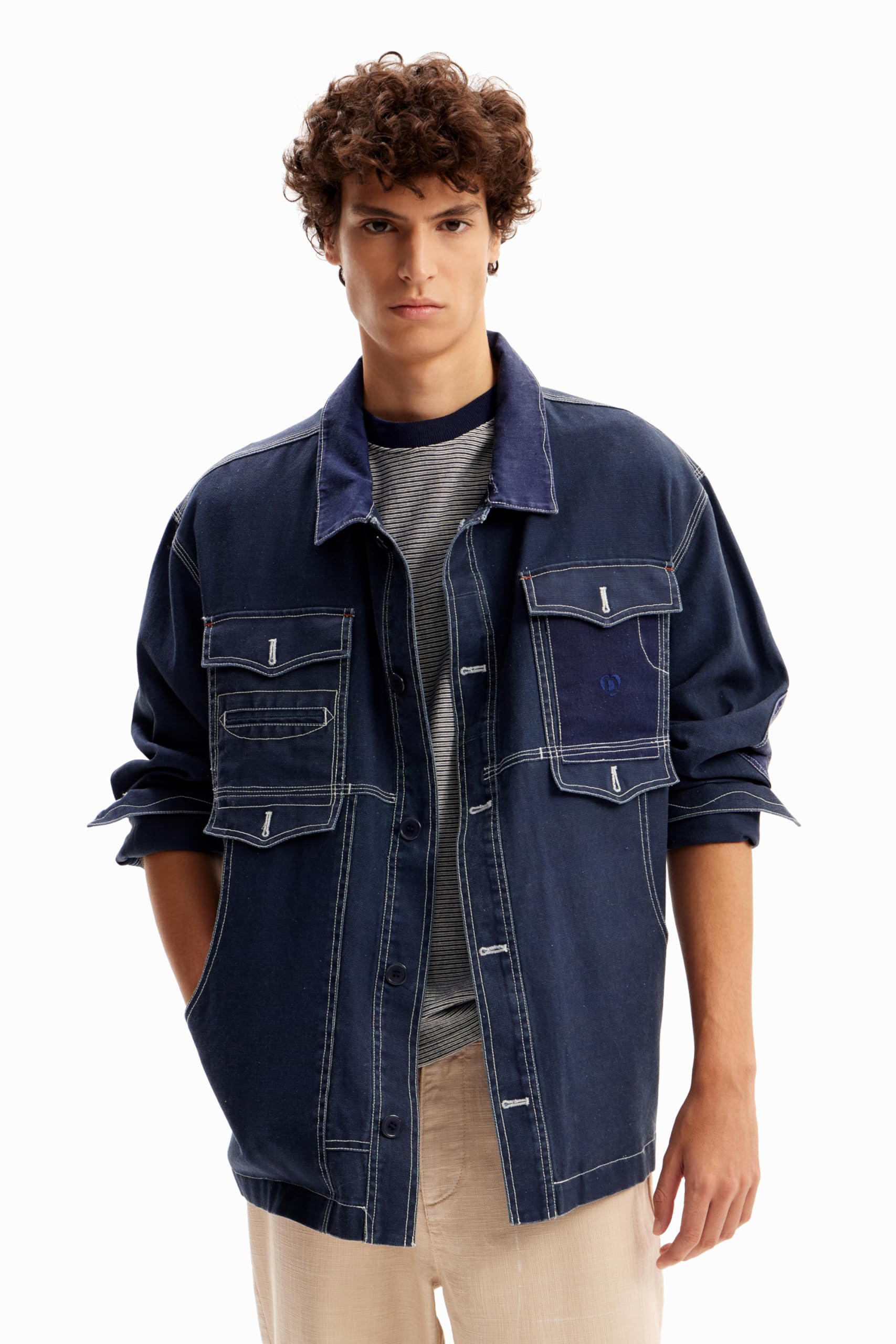 CHAQ_NARCISO, 5008 DENIM DARK BLUE, XL