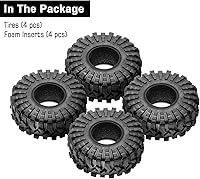 Vista 6 de INJORA King Trekker 1.9" S5 Neumáticos Todo Terreno para 1/10 RC Crawler Mejora (118 * 42mm)