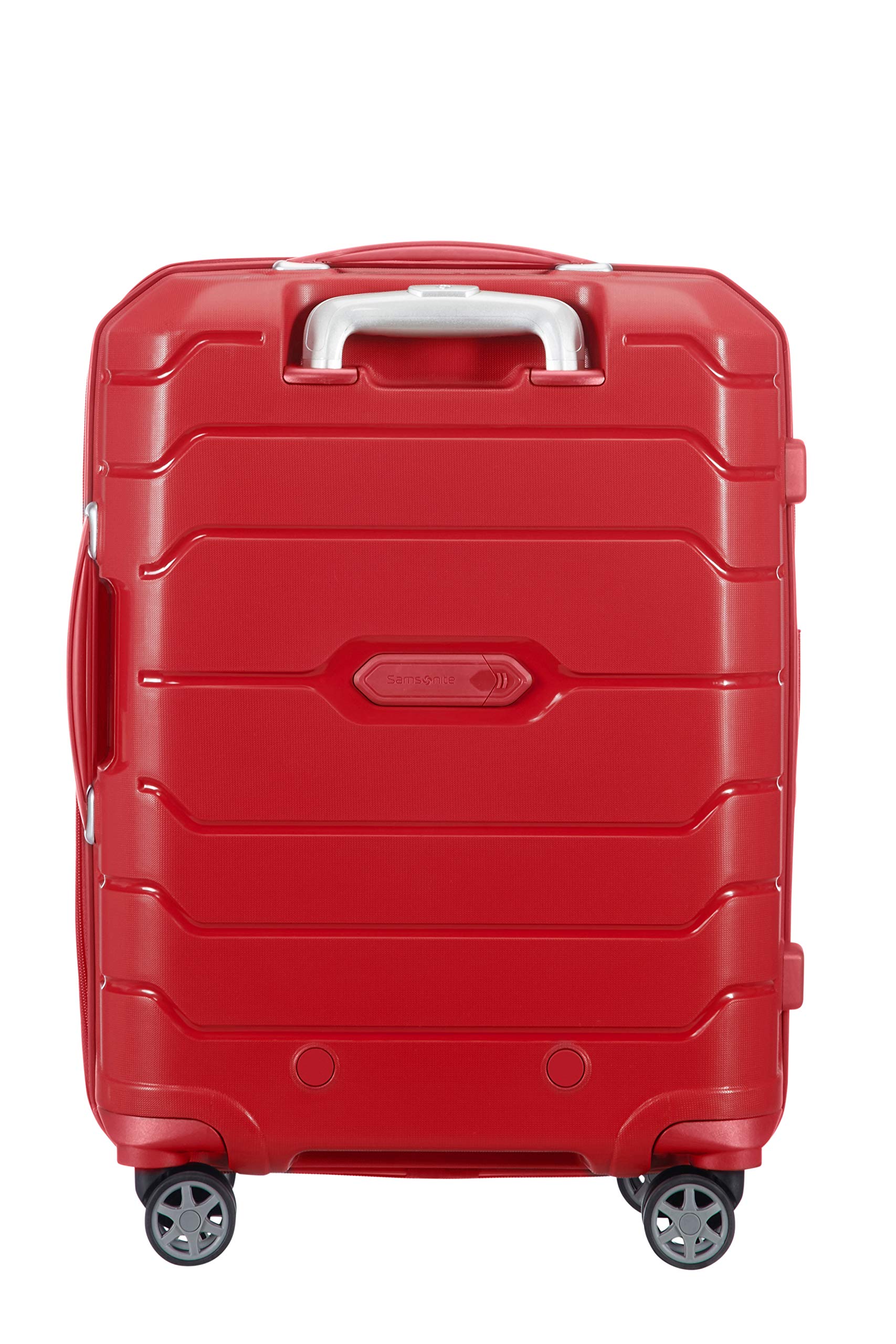 Samsonite Flux - Valigia Spinner, 55 cm, 44 litri, rossa