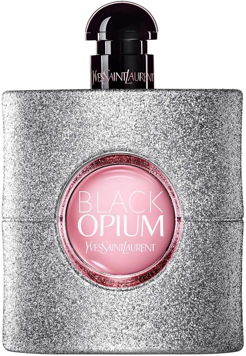 Yves Saint Laurent Black Opium Eau De Parfum Glitter Spray for Women, 3.0 Ounce