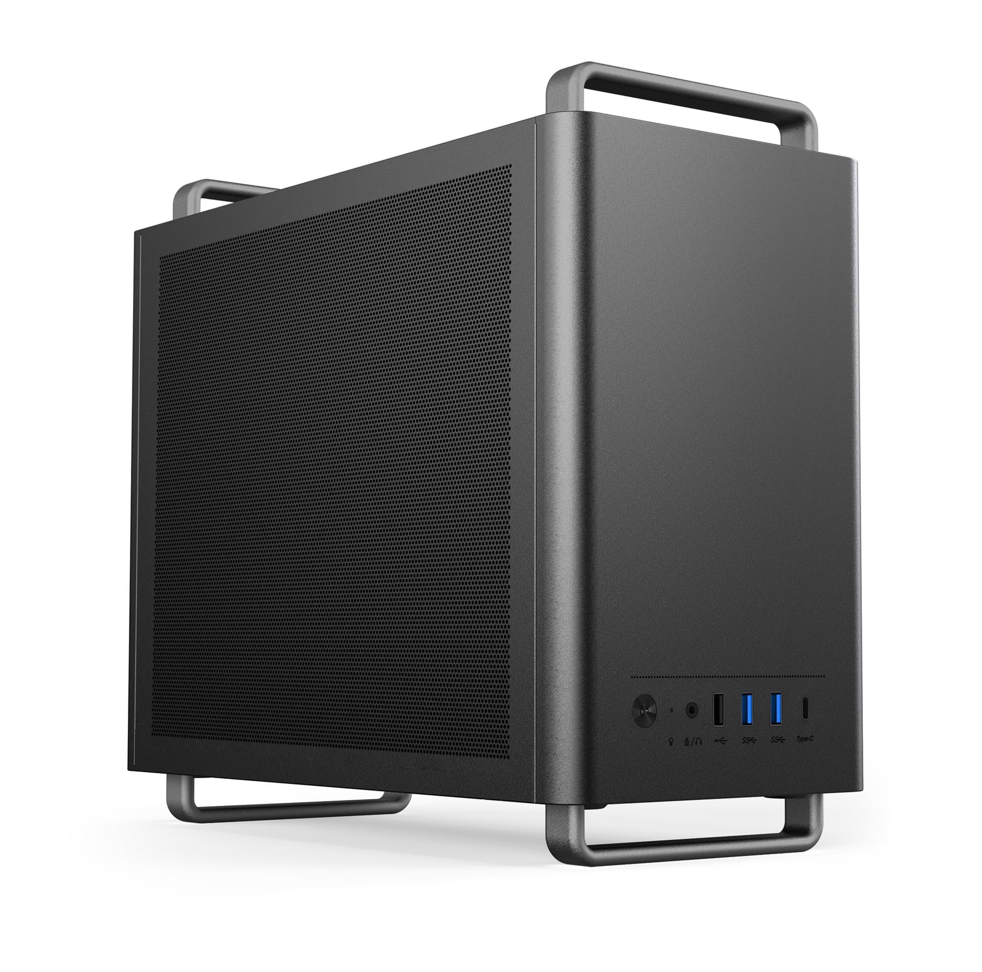 U320 M-ATX/ITX Case, Micro ATX CASE, Portable Desktop Case with Handles, Support 310MM GPU and ATX/SFX Power Supply (Black)-image-28