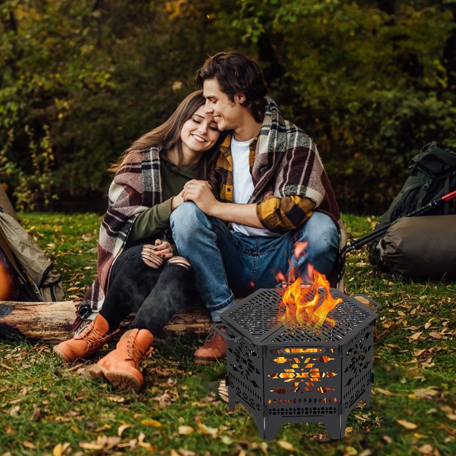 Da Campeggio - Bacino Da Fuoco Campeggio, Esterno, | Stufa A Legna Da Campeggio Stufa Pieghevole Esterna Per Barbecue Campeggio Viaggio O Picnic Camini Portatili, Fuoco Di Pa | Campeggio Stufa Pieghevole Esterna Per Barbecue Campeggio Viaggio O Picnic Cam