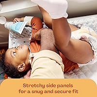 Vista 3 de Hello Bello Premium Diapers Size 1, Balloon Buddies & Crosshatch Cuties Designs, 82ct Club Box