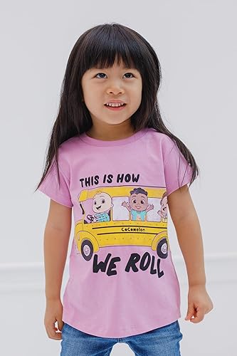 Miniatura 2 de CoComelon JJ Cody Nina - Paquete de 2 camisetas para bebés y niños pequeños