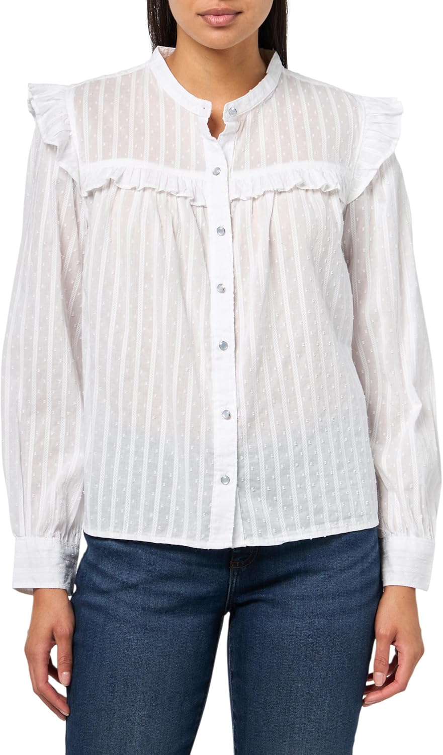 Levi's Womens Gianna Long Sleeve Blouse