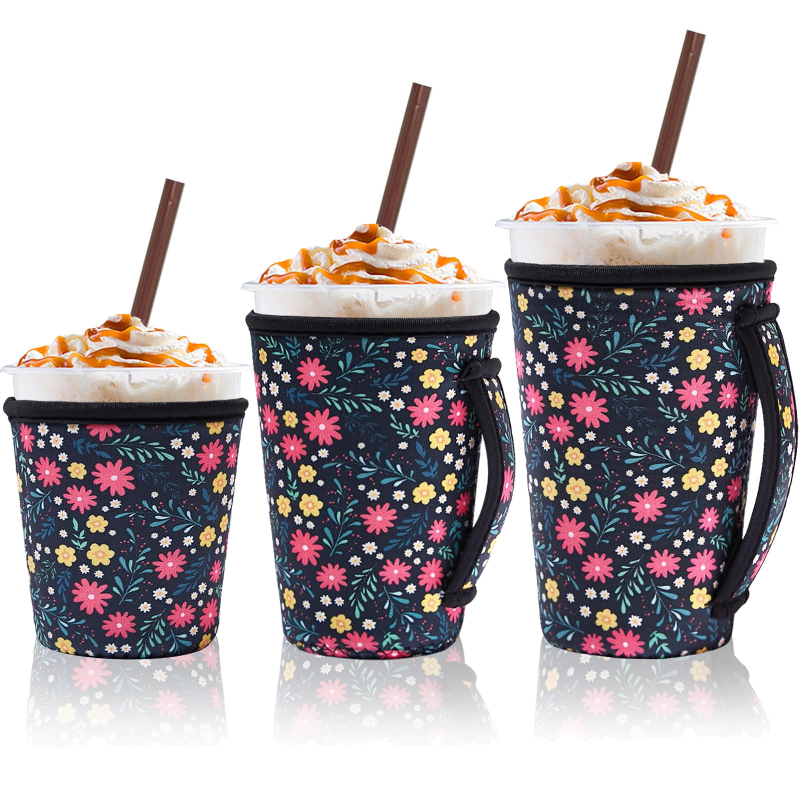 Reusable Coffee Sleeve, Neoprene Sleeve, Fits 16-32oz Hot/Cold Cup