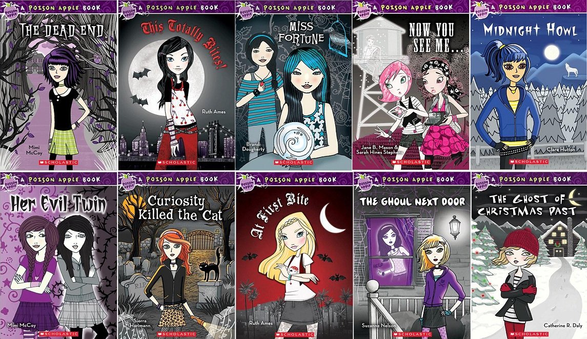 Poison Apple Books: Complete 10 Book Set Includes: The Dead End, This Totally Bites!, Her Evil Twin, Miss Fortune, Now You See Me…, Midnight Howl, Curiosity Killed the Cat, At First Bite, The Ghoul Next Door, The Ghost of Christmas Past (Poison Apple) Paperback