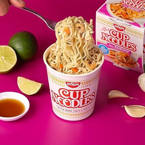 Miniatura 58 de Nissin Cup Noodles Taza de arroz salteado con fideos, sabor a curry tailandés amarillo, 2.61 onzas, paquete de 6