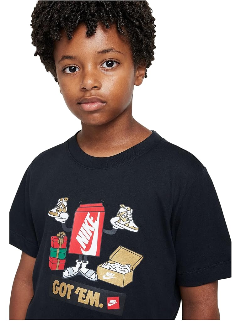 Black Nike Sportswear T-Shirt (Little Kid/Big Kid)