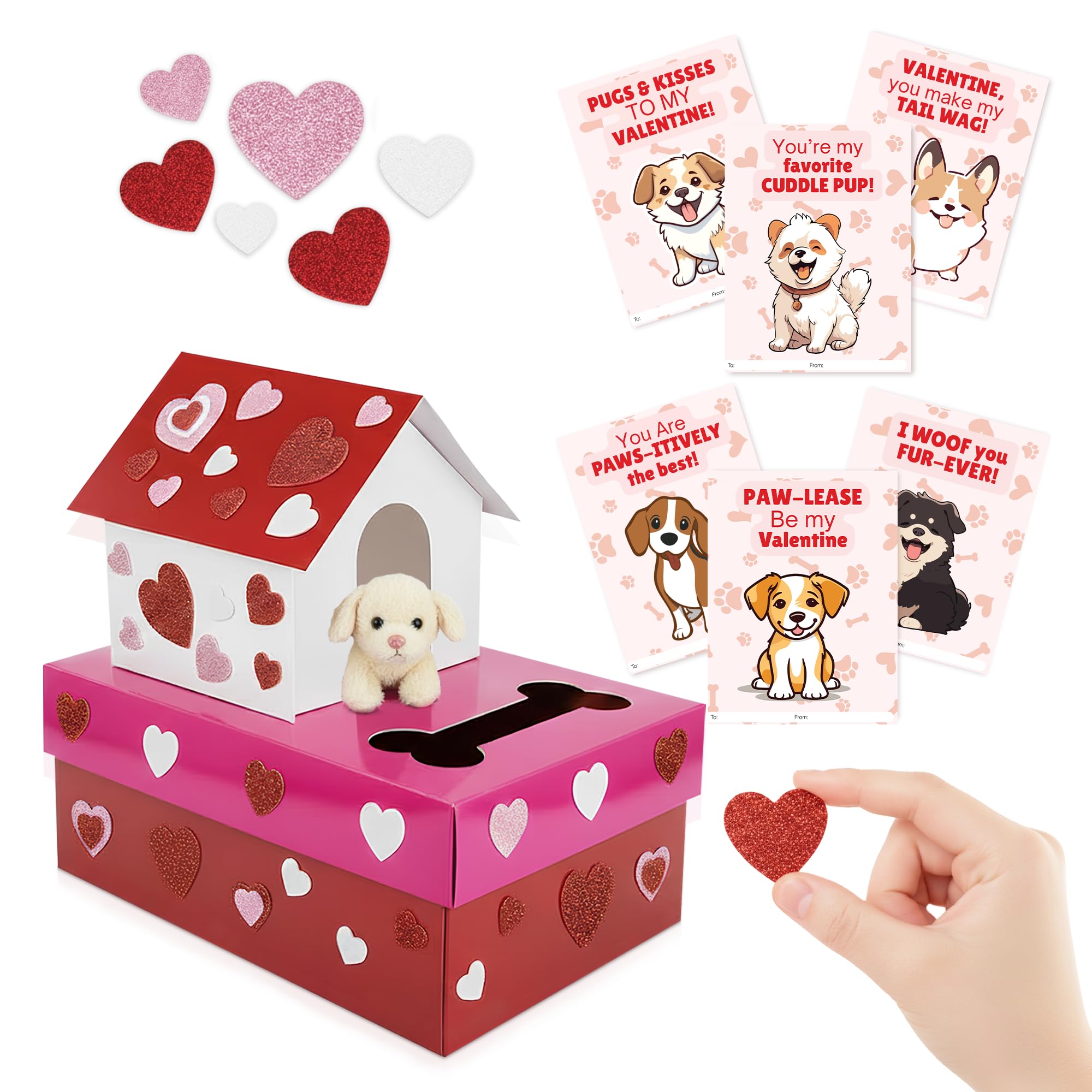 Amazon.com: 4E's Novelty Valentines Day Box and Valentines Cards