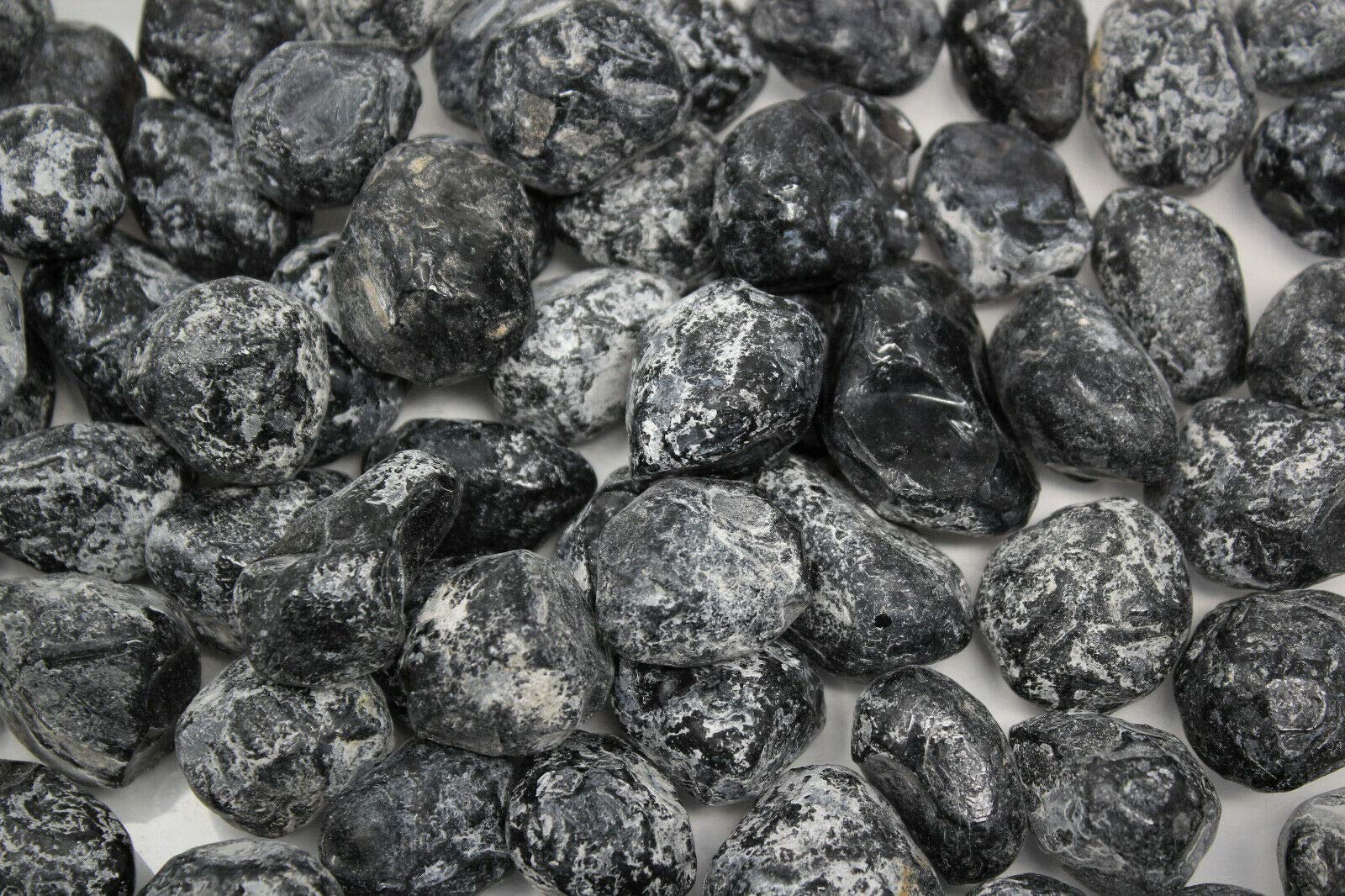 unbrend 8 oz Rough Apache Tears Natural Stones (1/2 lb Bulk Lot)